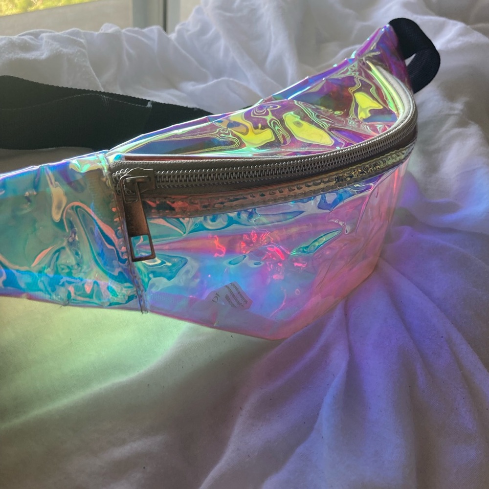 Cute Rave Iridescent Fanny Pack